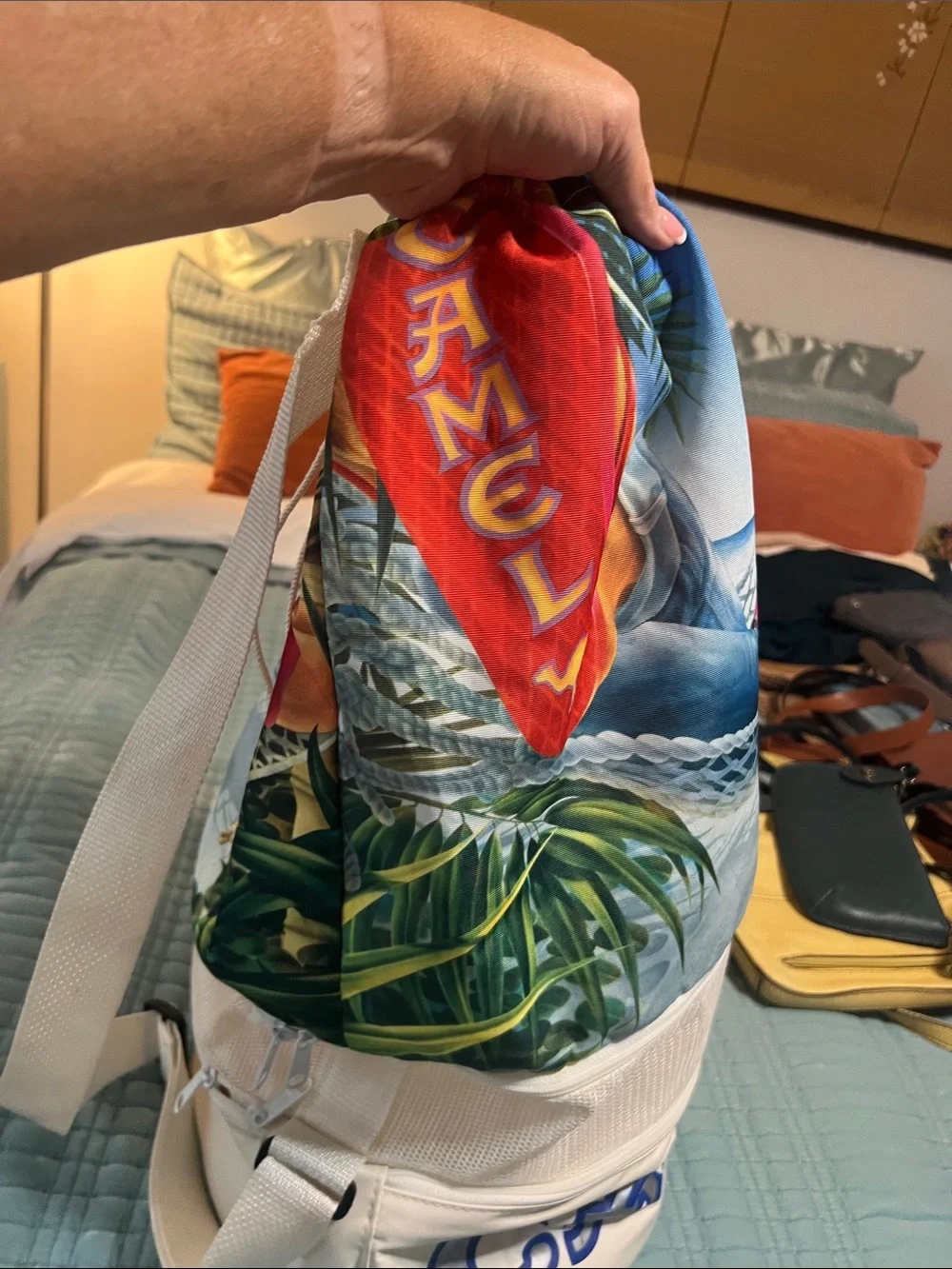 Joe camel duffel bag with cooler. Collector item.